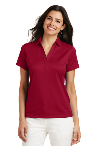 port authority rich red l528 business logo polo shirts