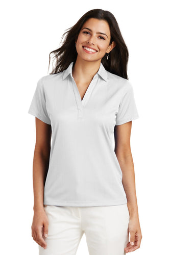 port authority white l528 quality polo shirts with company logo