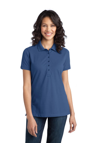 port authority moonlight blue l555 custom polo shirts embroidered
