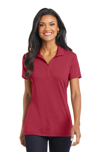 port authority chili red l568 business polos with logo