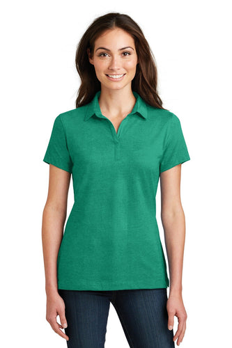 port authority verdant green l577 business logo polo shirts