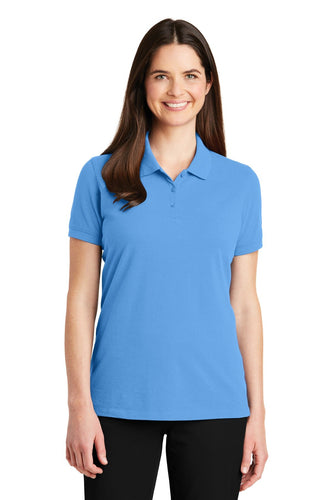 port authority azure blue lk8000 custom made work polo shirts