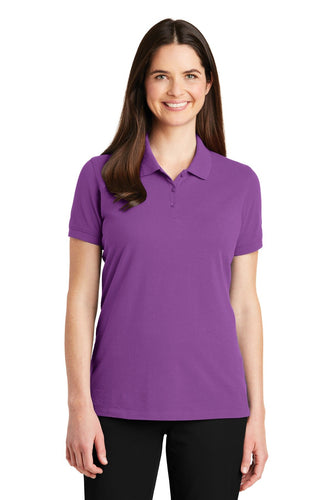 port authority bright violet lk8000 custom made work polo shirts