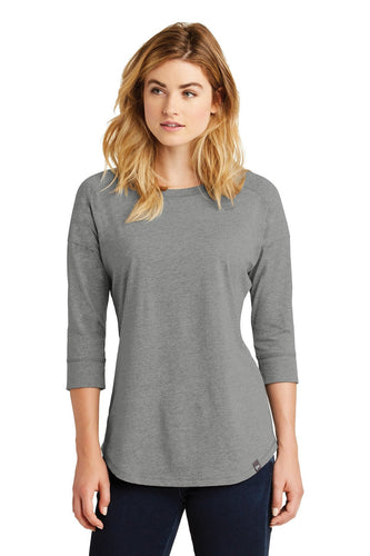 New Era Ladies Heritage Blend 3/4-Sleeve Baseball Raglan Tee