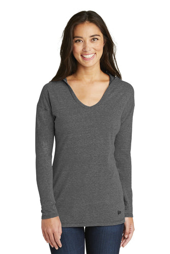 New Era Ladies Tri-Blend Performance Pullover Hoodie Tee