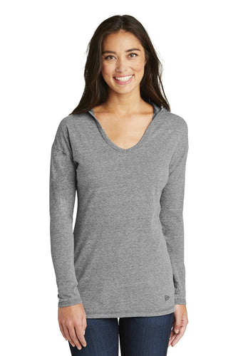 New Era Ladies Tri-Blend Performance Pullover Hoodie Tee