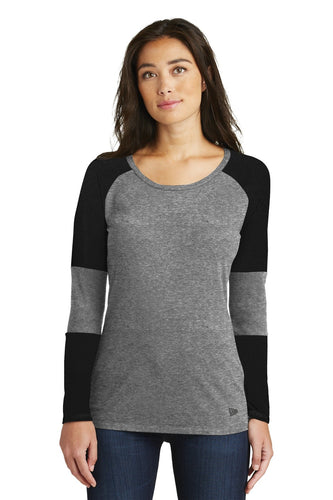 New Era Ladies Tri-Blend Performance Baseball Tee