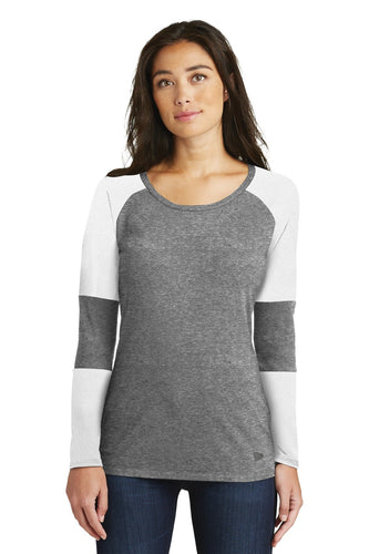 New Era Ladies Tri-Blend Performance Baseball Tee