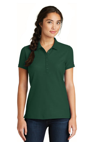 new era dark green lnea300 custom design polo shirts