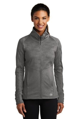 OGIO Endurance Track Grey Heather LOE702 business logo jackets