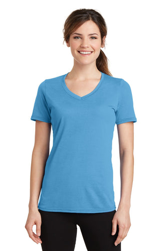 Port & Company Ladies Performance Blend V-Neck Tee