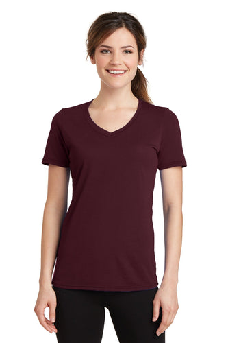 Port & Company Ladies Performance Blend V-Neck Tee