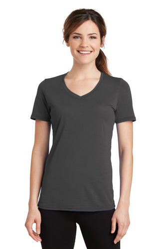 Port & Company Ladies Performance Blend V-Neck Tee