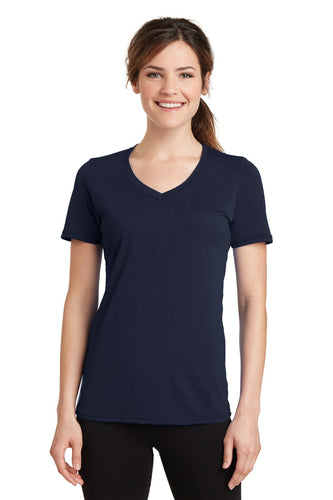 Port & Company Ladies Performance Blend V-Neck Tee