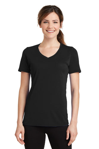 Port & Company Ladies Performance Blend V-Neck Tee