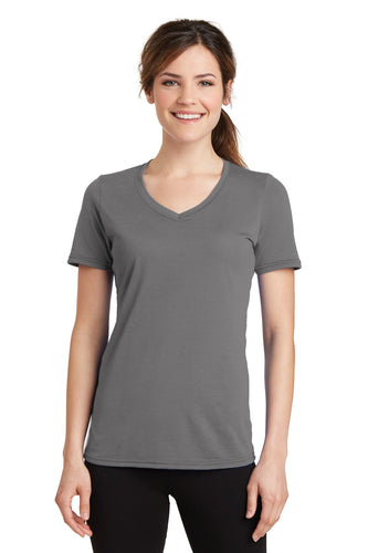Port & Company Ladies Performance Blend V-Neck Tee