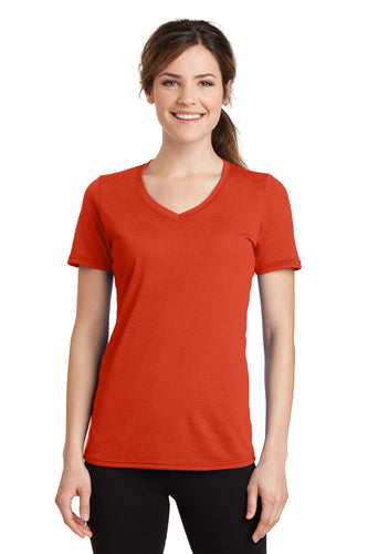 Port & Company Ladies Performance Blend V-Neck Tee