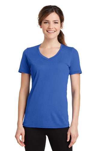 Port & Company Ladies Performance Blend V-Neck Tee