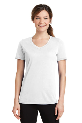 Port & Company Ladies Performance Blend V-Neck Tee