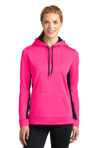 Sport-Tek Neon Pink/ Black LST235 embroidered sweatshirts for business