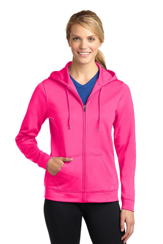 Sport-Tek Neon Pink LST238 embroidered sweatshirts for business