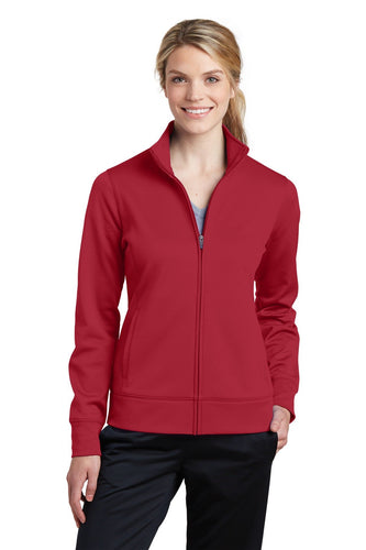 Sport-Tek Deep Red LST241 company jackets with logo
