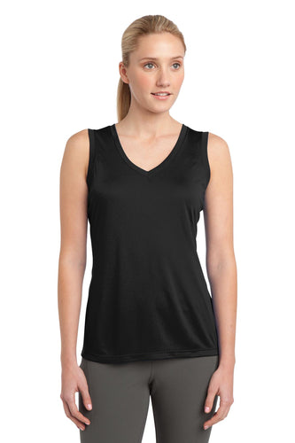 Sport-Tek Ladies Sleeveless PosiCharge Competitor V-Neck Tee
