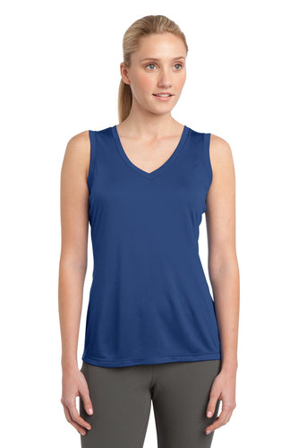 Sport-Tek Ladies Sleeveless PosiCharge Competitor V-Neck Tee