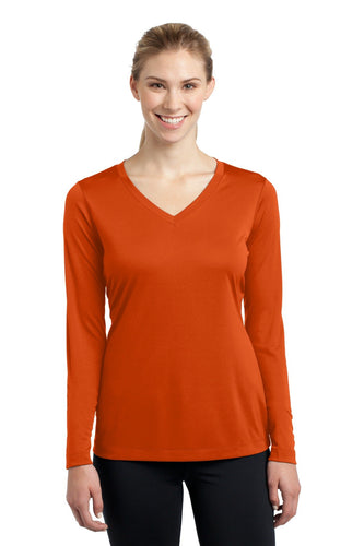 Sport-Tek Ladies Long Sleeve PosiCharge Competitor V-Neck Tee