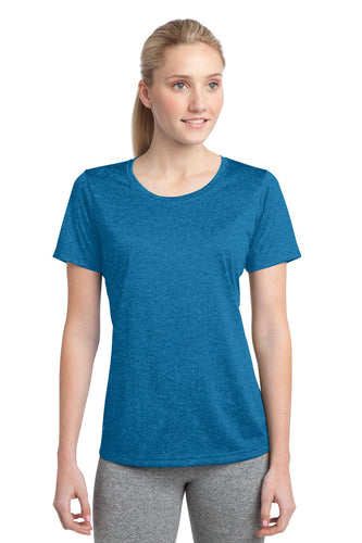 Sport-Tek Ladies Heather Contender Scoop Neck Tee