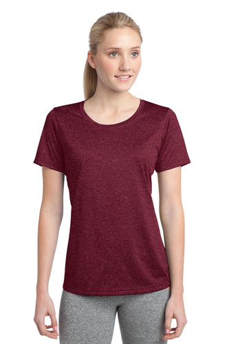 Sport-Tek Ladies Heather Contender Scoop Neck Tee