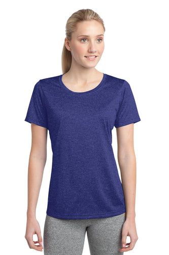 Sport-Tek Ladies Heather Contender Scoop Neck Tee
