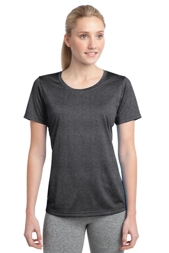 Sport-Tek Ladies Heather Contender Scoop Neck Tee