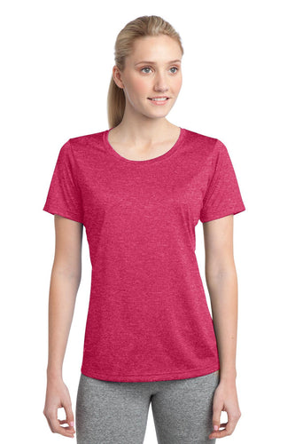 Sport-Tek Ladies Heather Contender Scoop Neck Tee