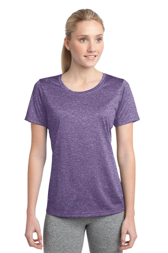 Sport-Tek Ladies Heather Contender Scoop Neck Tee