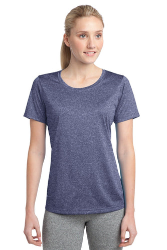 Sport-Tek Ladies Heather Contender Scoop Neck Tee