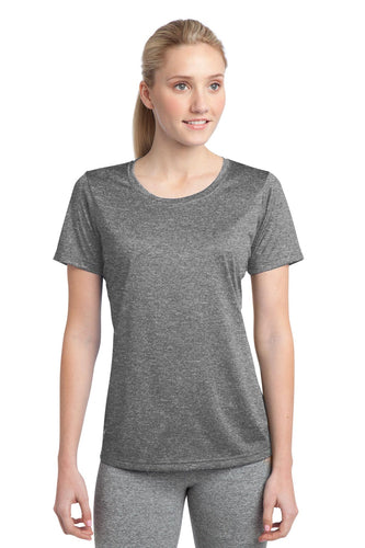 Sport-Tek Ladies Heather Contender Scoop Neck Tee