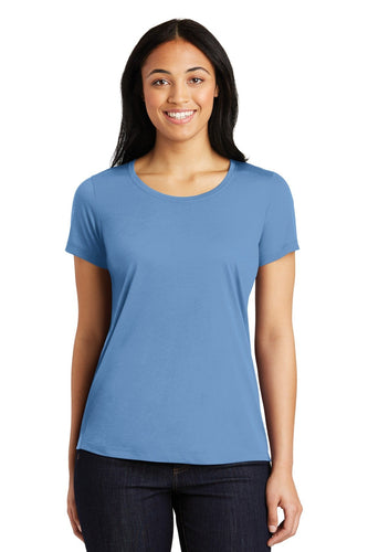 Sport-Tek Ladies PosiCharge Competitor Cotton Touch Scoop Neck Tee