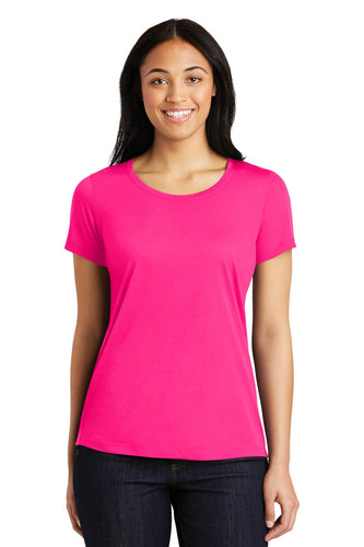 Sport-Tek Ladies PosiCharge Competitor Cotton Touch Scoop Neck Tee