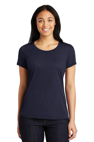Sport-Tek Ladies PosiCharge Competitor Cotton Touch Scoop Neck Tee