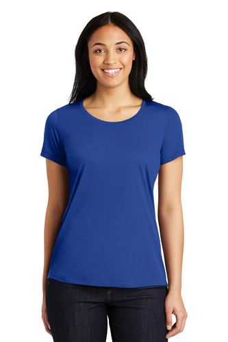 Sport-Tek Ladies PosiCharge Competitor Cotton Touch Scoop Neck Tee