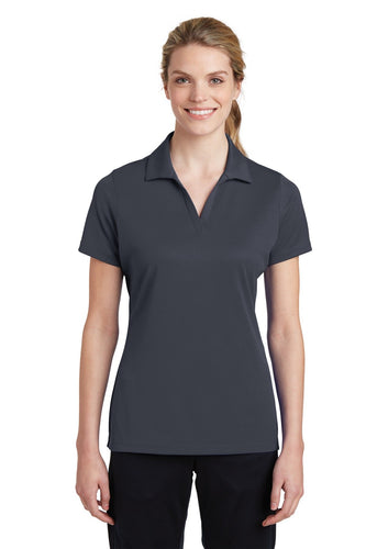 Sport-Tek Graphite Grey LST640 polo shirts with logo embroidery