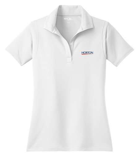 Sport-Tek White LST650 custom company polo shirts