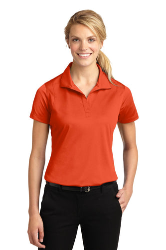 Sport-Tek Deep Orange LST650 custom work polo shirts
