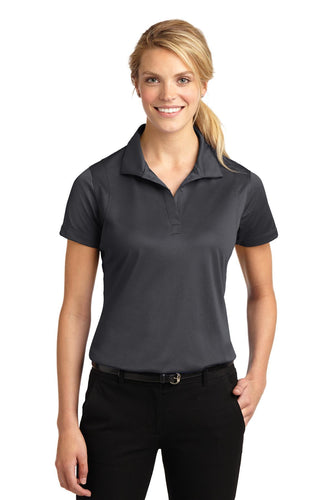 Sport-Tek Iron Grey LST650 custom business polo shirts
