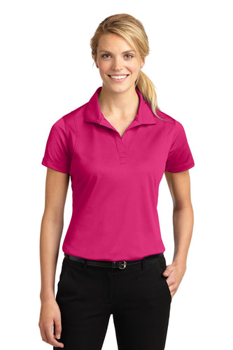 Sport-Tek Pink Raspberry LST650 custom business polo shirts
