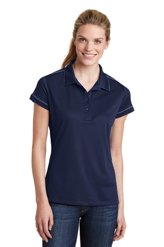 Sport-Tek True Navy LST659 custom women's polo shirts
