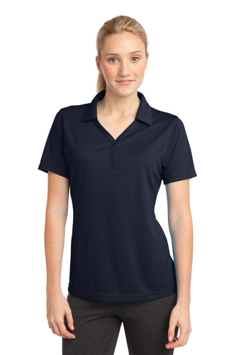 Sport-Tek True Navy LST680 polo shirts with logo embroidery