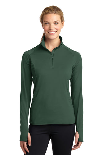 Sport-Tek Forest Green LST850 company sweatshirts embroidered
