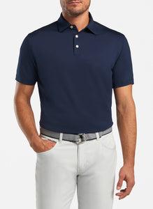 peter millar navy ME0EK01S with solid performance polo custom logo polo shirts